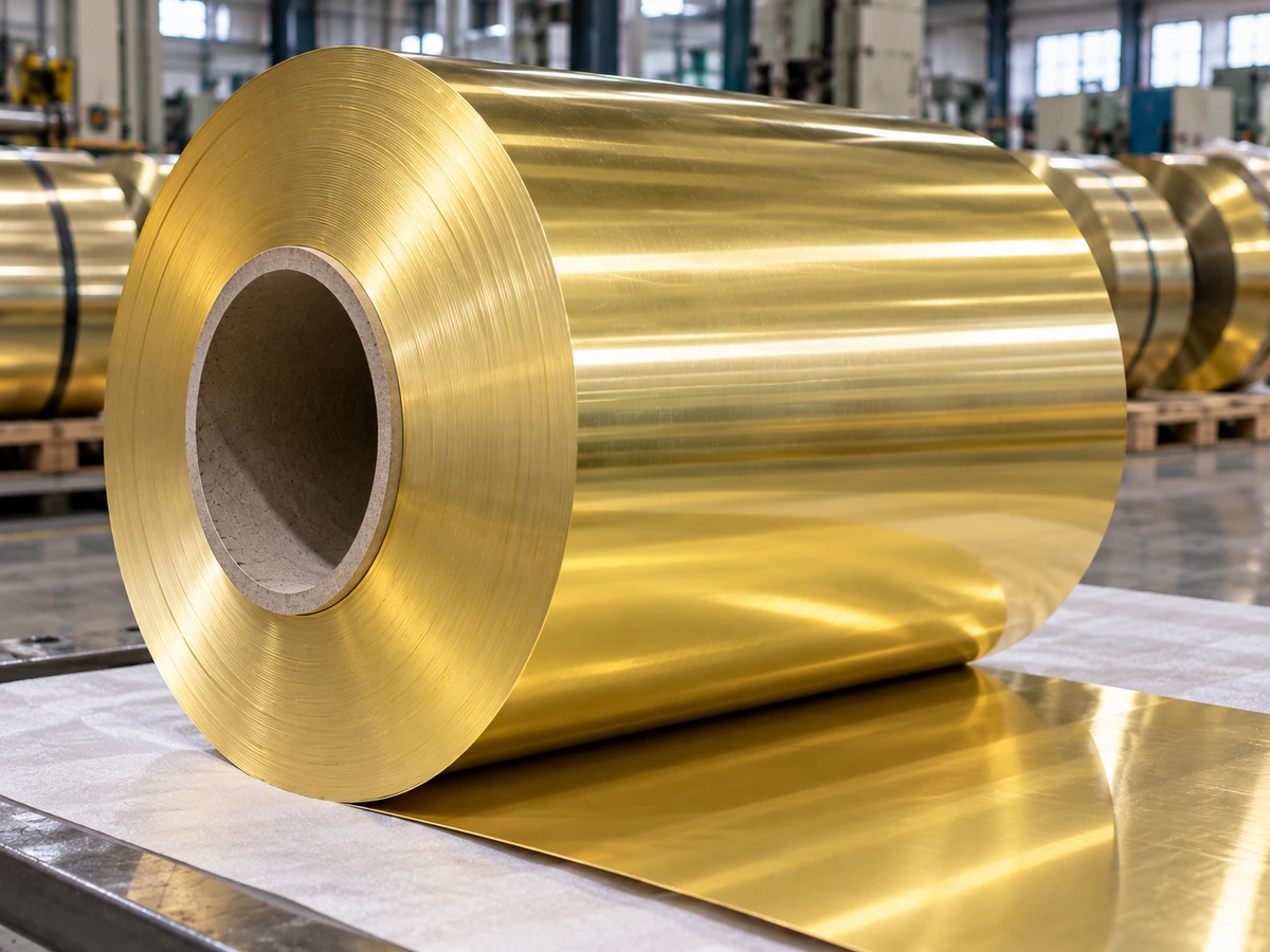 C26800 Yellow Brass Strip - Product view