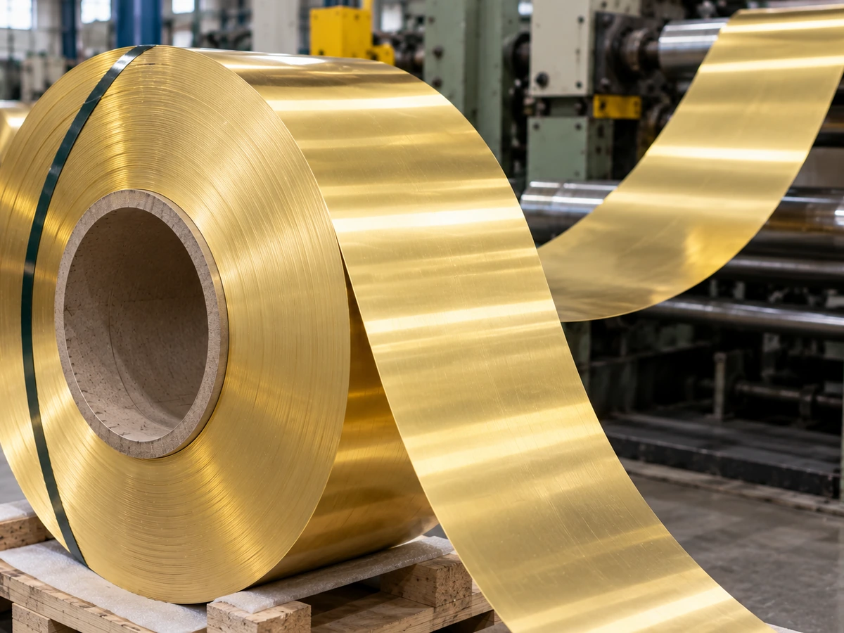 C26800 Yellow Brass Strip - Product view