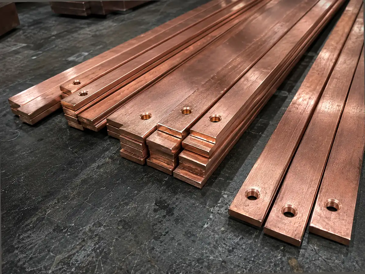 C10200 Oxygen-Free Copper Busbar - Product view