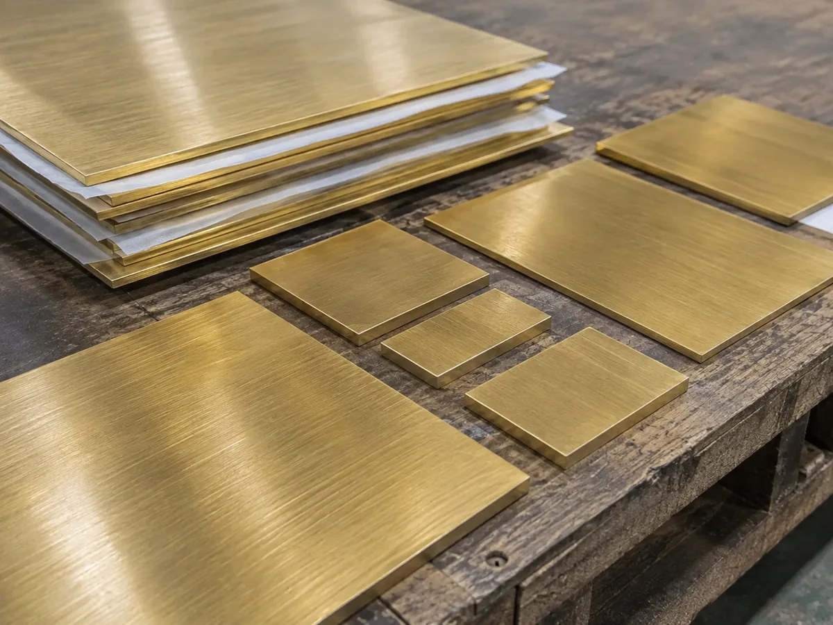 H62 / C26800 Brass Sheet / Decorative Plate - Product view