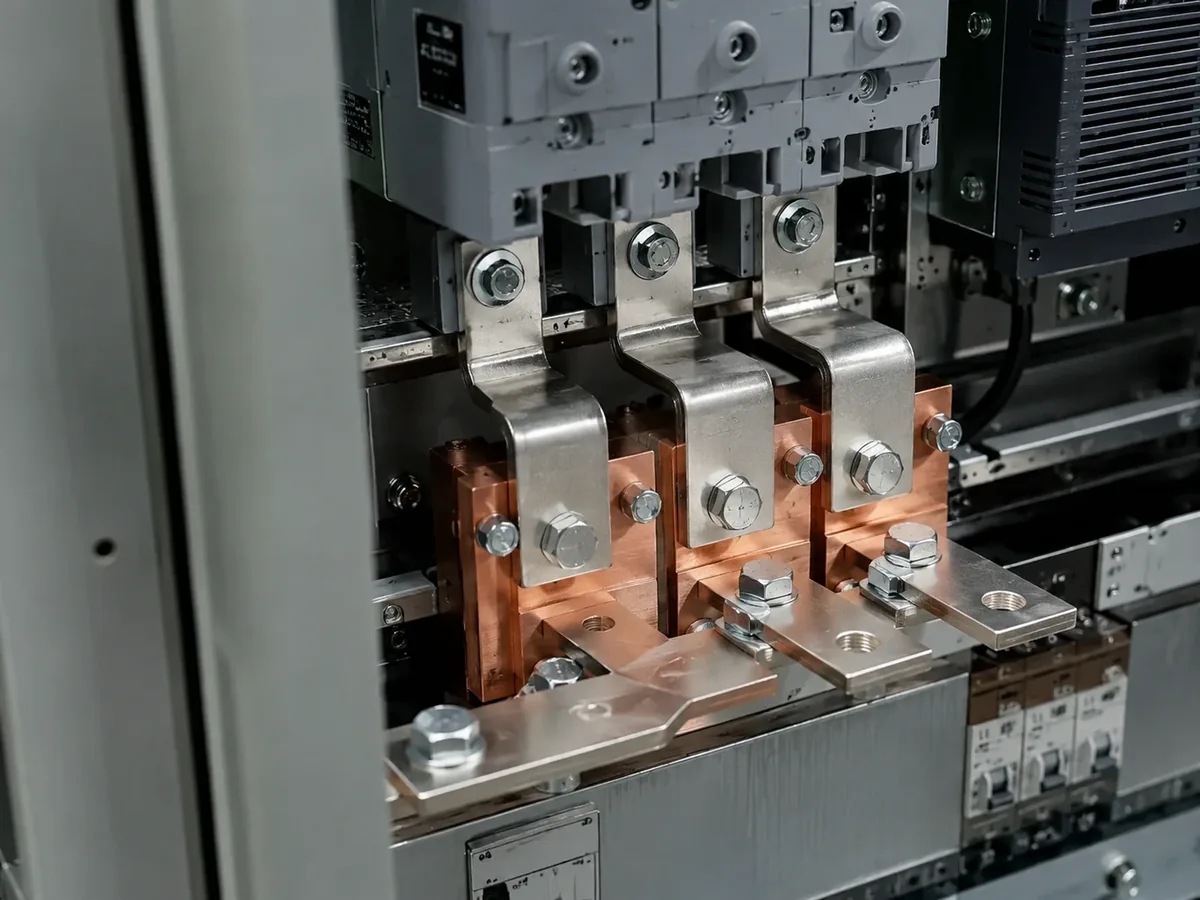 Tin Plated EV Copper Busbar Connector - Product view