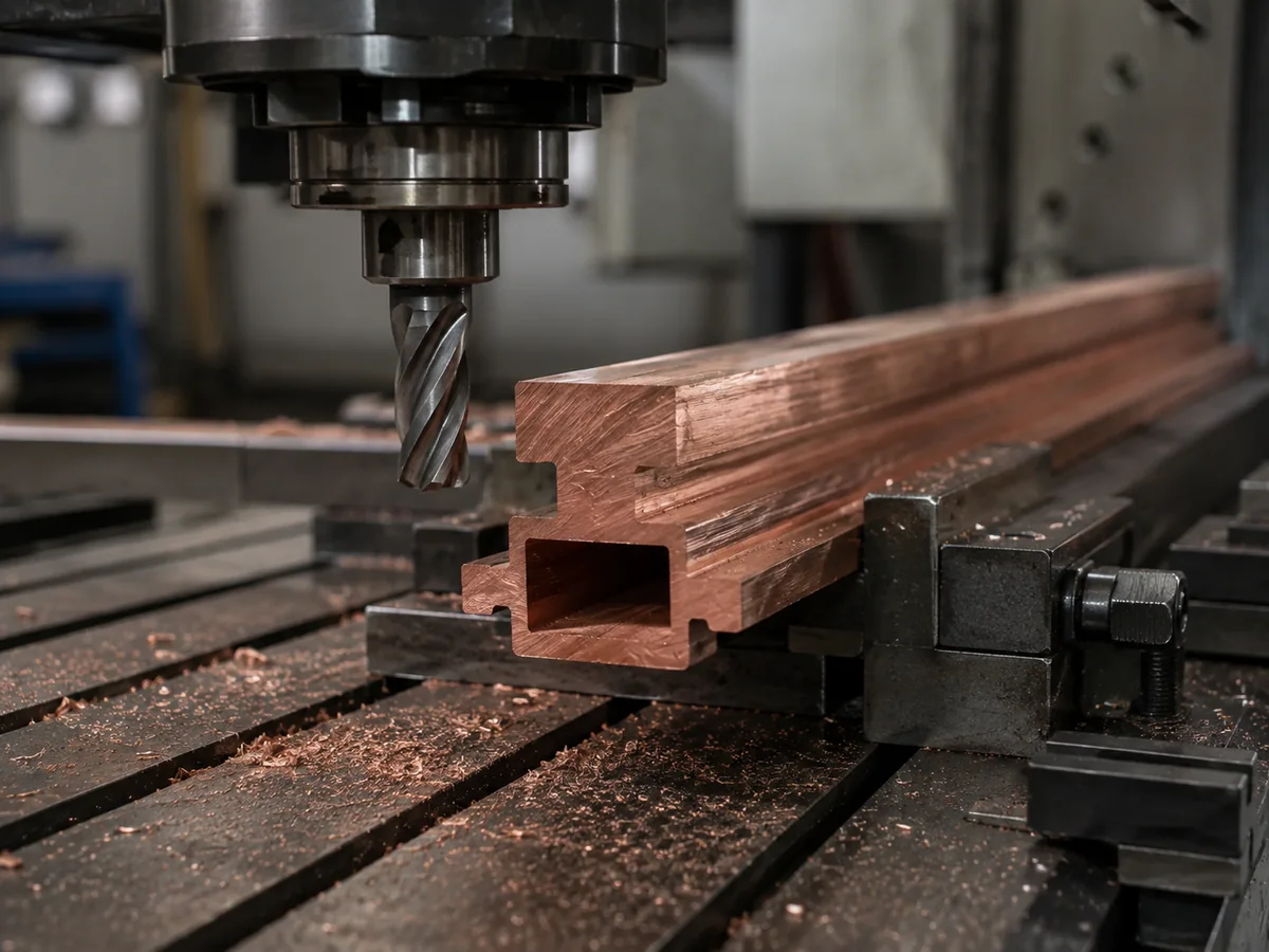 Custom Copper Alloy Profile - Product view