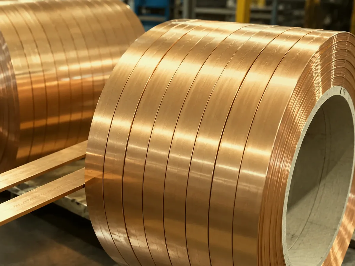 HONGYUAN H62 brass strip coils and slitting process