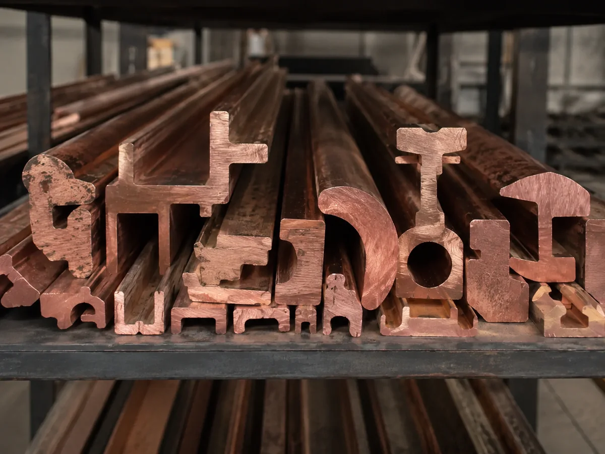 Custom Copper Alloy Profile - Product view